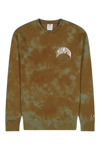 Sweat tie and dye - Kaki et marron - Vert et marron