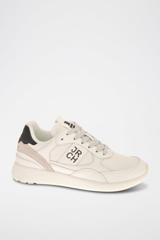 Sneakers en nubuck - Blanc
