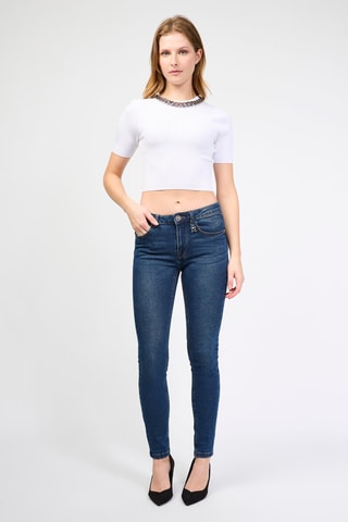 Crop top Erfurt - Blanc