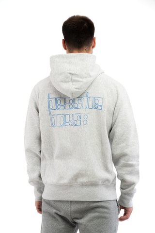 Sweat Beastie Boys - Gris chiné - Bleu, jaune, orange et gris