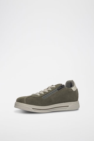 Baskets en cuir Hula - Blanc et vert