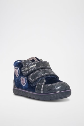 Bottines en cuir Snorky - Bleu, violet et gris