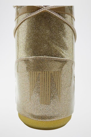 Bottes Icon à paillettes - Marron et doré