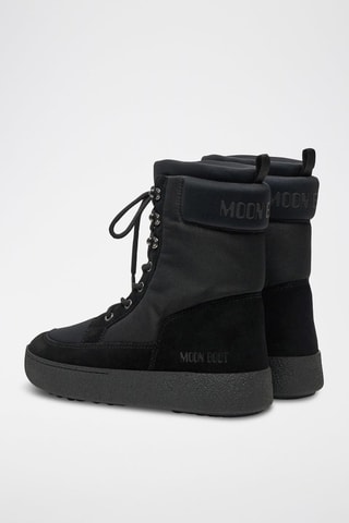 Bottines en cuir Ltrack combat - Noir
