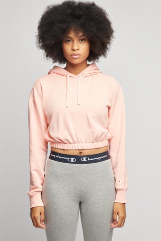Sweat à capuche - Saumon - Blanc, beige et rouge