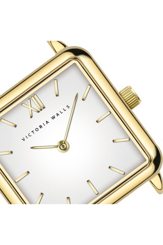 Reloj de cuarzo de acero - Plateado y dorado - Victoria Walls
