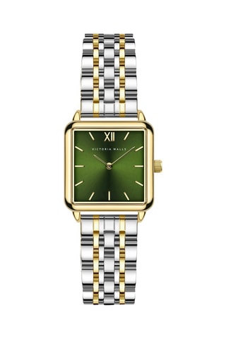 Reloj de cuarzo de acero - Plateado y dorado - Victoria Walls