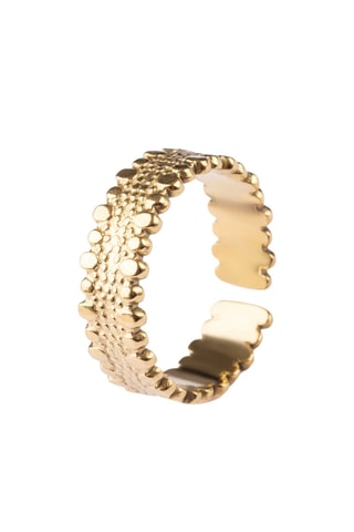Anillo - Chapado en oro amarillo