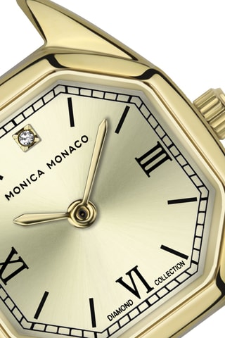 Reloj de cuarzo de acero - Dorado