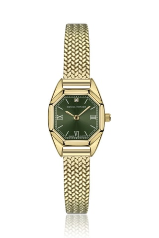 Reloj de cuarzo de acero - Dorado