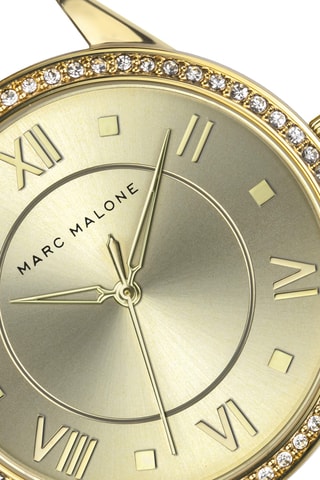 Reloj de cuarzo de acero - Dorado