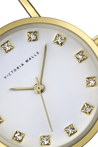 Reloj de cuarzo de acero - Dorado