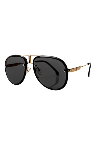 Gafas de sol mujer - Negro y dorado