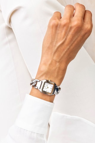 Reloj de cuarzo de acero - Plateado y dorado - Emily Westwood