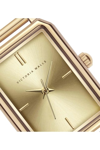 Reloj de cuarzo de acero - Dorado - Victoria Walls