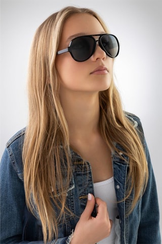 Gafas de sol polarizadas unisex - Negro