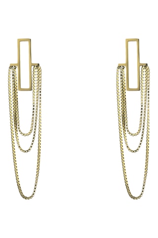 Pendientes Ryan - Chapado en oro amarillo