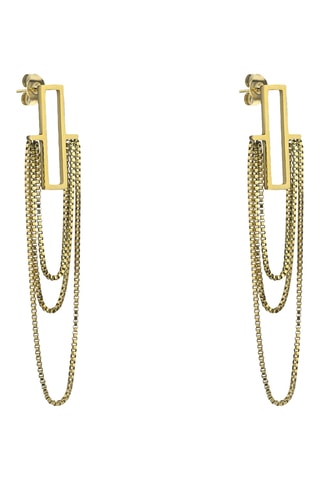 Pendientes Ryan - Chapado en oro amarillo