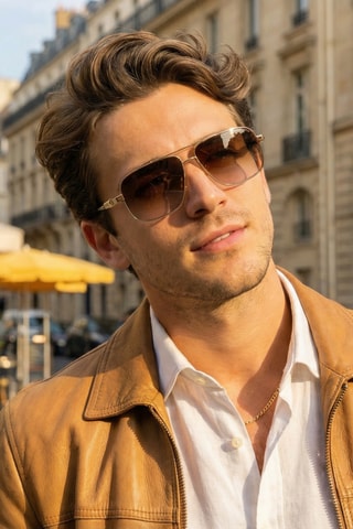 Gafas de sol unisex - Categoría 2 - Dorado