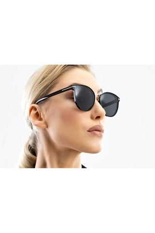 Gafas de sol mujer - Categoría 4 - Dorado y negro