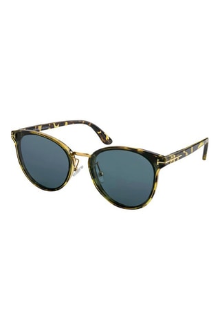 Gafas de sol polarizadas mujer Alaina - UV400 - Marrón y miel - Marrón y negro