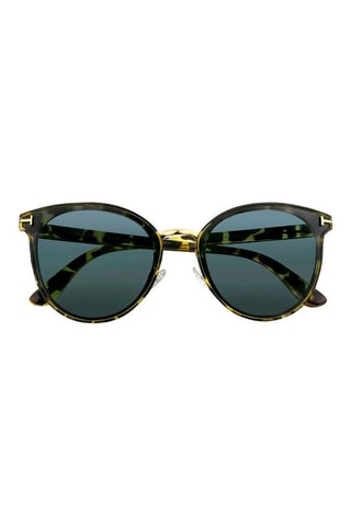 Gafas de sol polarizadas mujer Alaina - UV400 - Marrón y miel - Marrón y negro