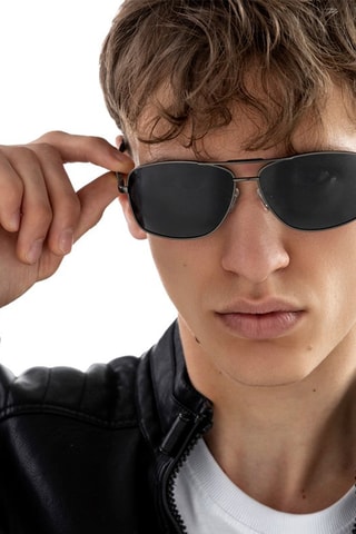 Gafas de sol polarizadas unisex - Gris y negro
