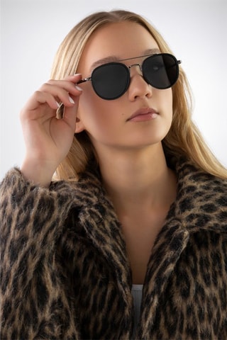 Gafas de sol polarizadas unisex - Negro