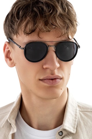 Gafas de sol polarizadas unisex - Negro