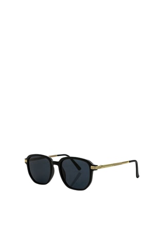 Gafas de sol polarizadas unisex - Dorado y negro