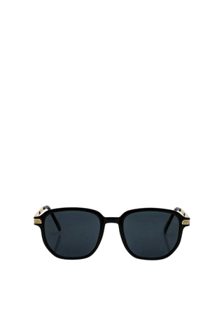 Gafas de sol polarizadas unisex - Dorado y negro