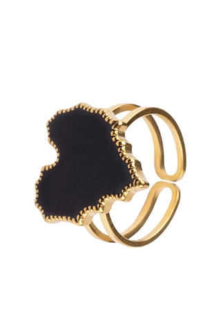 Anillo - Chapado en oro amarillo