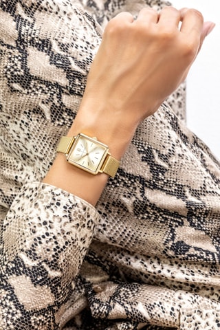 Reloj de cuarzo japonés de acero - Dorado - Marc Malone
