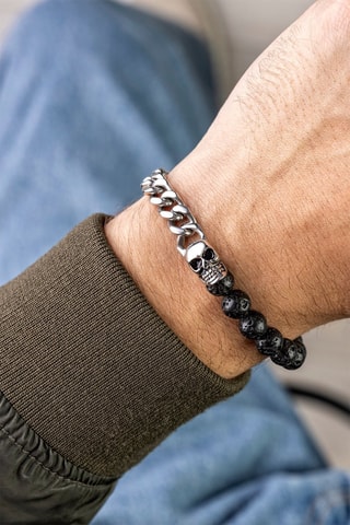 Pulsera - Piedras de lava