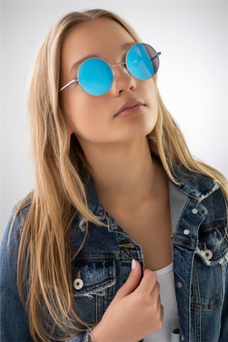 Gafas de sol polarizadas unisex - Plateado
