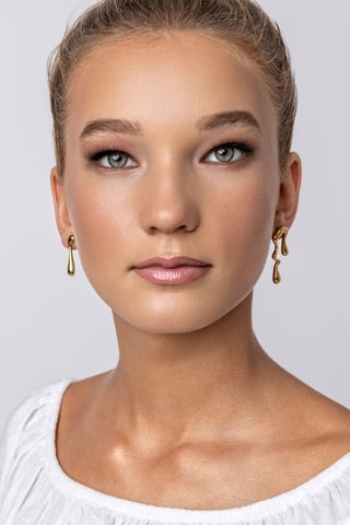 Pendientes Averie - Chapado en oro amarillo