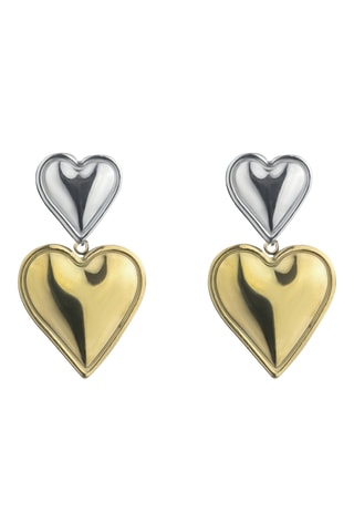 Pendientes - Dorado y plateado - Marc Malone