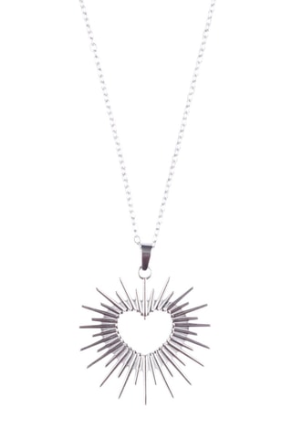 Collar - Chapado en oro blanco