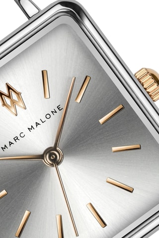 Reloj de cuarzo de acero - Plateado y dorado