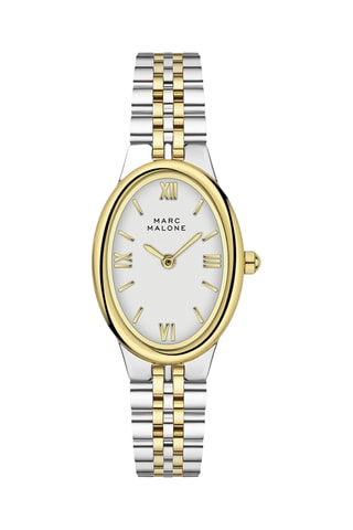 Reloj de cuarzo de acero - Plateado y dorado