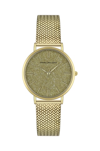 Reloj de cuarzo de metal - Dorado