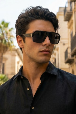 Gafas de sol polarizadas unisex - Categoría 3 - Negro