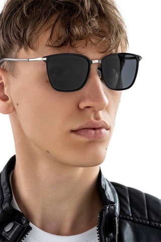 Gafas de sol polarizadas unisex - Categoría 3 - Plateado y gris