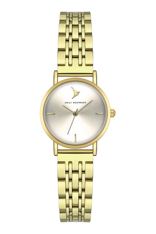 Reloj de cuarzo de acero - Dorado y plateado