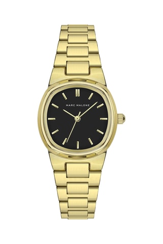 Reloj de cuarzo de acero - Dorado y negro