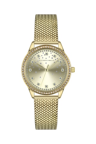 Reloj de cuarzo de metal - Dorado