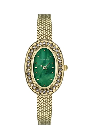 Reloj de cuarzo de acero - Dorado - Emily Westwood