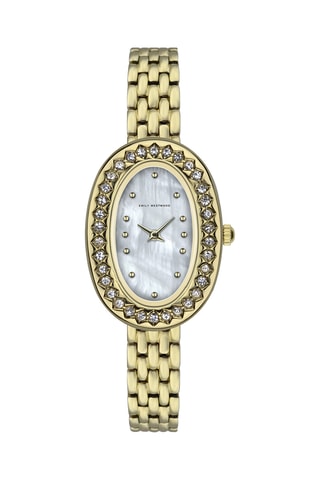 Reloj de cuarzo de acero - Dorado