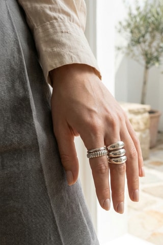 2 anillos - Plateado