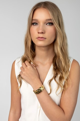 Brazalete - Chapado en oro amarillo